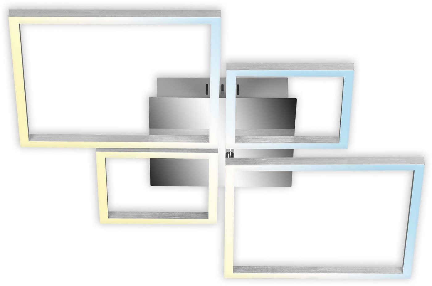 Briloner Leuchten LED Deckenleuchte 3093018 FRAME, CCT - über Fernbedienung, Farbwechsel, Nachtlichtfunktion, Timerfunktion, LED fest integriert, Neutralweiß, K – Bild 3 von 5