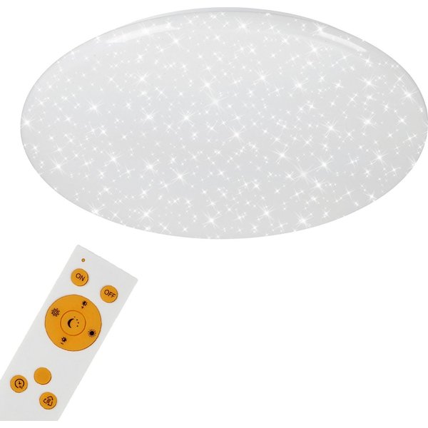 Briloner Leuchten LED Deckenleuchte 3368016 VERB, CCT - über Fernbedienung, Farbwechsel, Nachtlichtfunktion, Timerfunktion, LED fest integriert, Neutralweiß, Ka