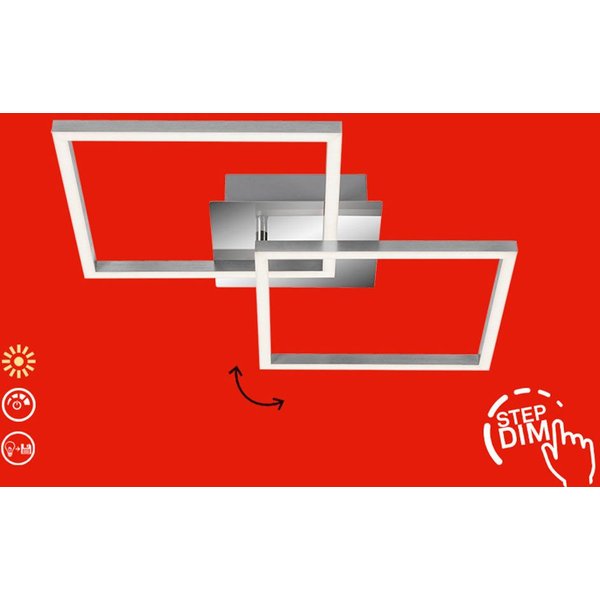 Briloner Leuchten LED Deckenleuchte FRAME