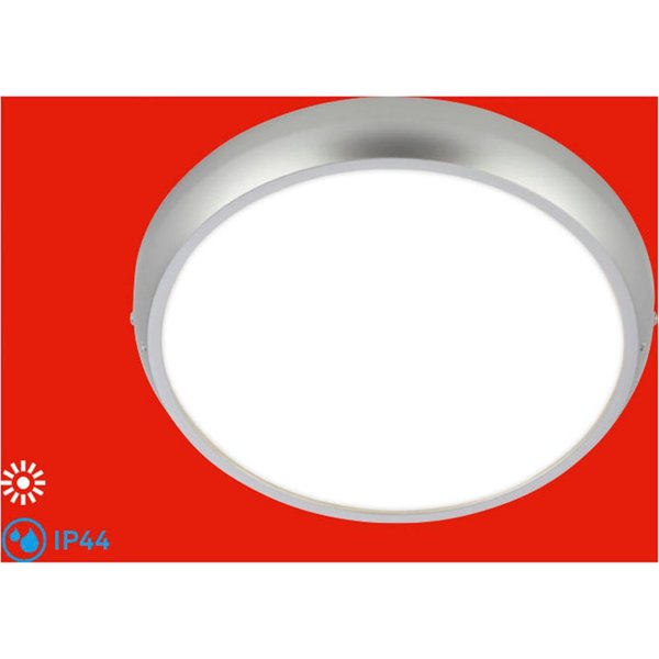 Briloner Leuchten LED Deckenleuchte NAVARO, LED fest integriert, Neutralweiß, 27,5x4 cm, Badezimmer, Küche, Wohnzimmer, Schlafzimmer, Flur