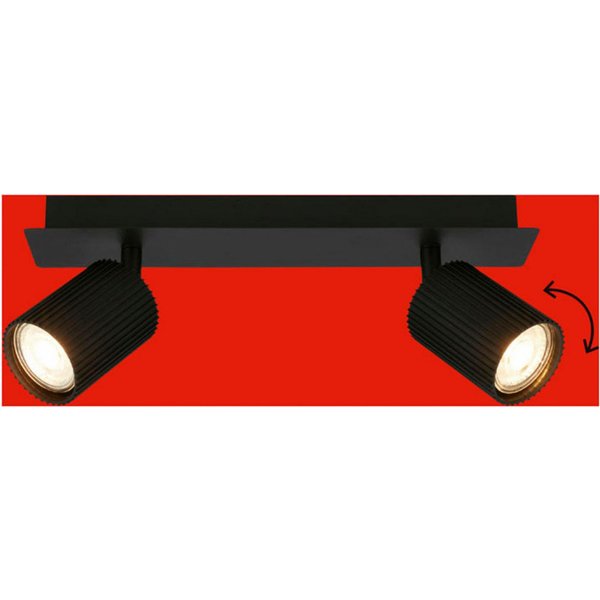 Briloner Leuchten LED Deckenspot IDA, ohne Leuchtmittel, 32x7x9 cm, Wohnzimmer, Schlafzimmer, Flur, Büro