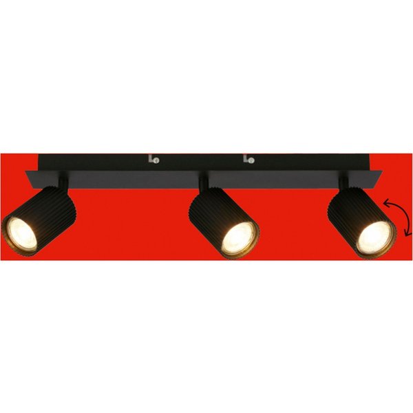Briloner Leuchten LED Deckenspot IDA, ohne Leuchtmittel, 45x8x9 cm, Wohnzimmer, Schlafzimmer, Flur, Büro