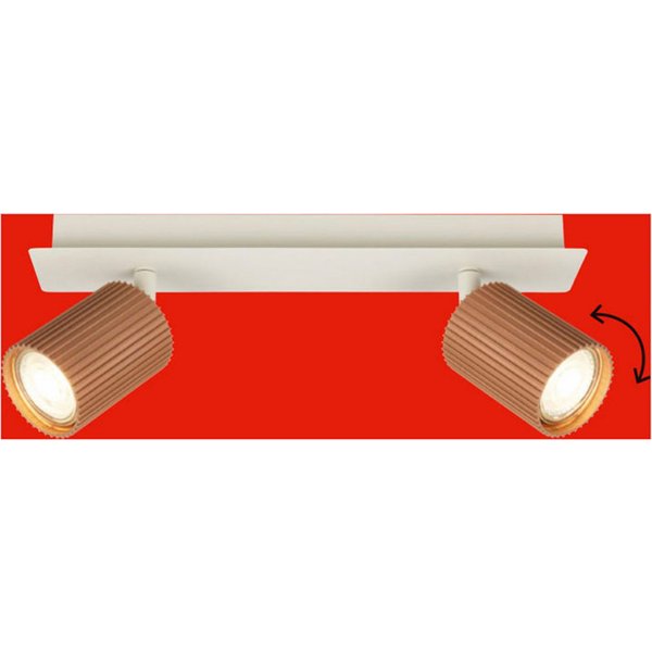 Briloner Leuchten LED Deckenspot IDA, ohne Leuchtmittel, 32x7x9 cm, Wohnzimmer, Schlafzimmer, Flur, Büro