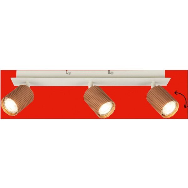 Briloner Leuchten LED Deckenspot IDA, ohne Leuchtmittel, 45x8x9 cm, Wohnzimmer, Schlafzimmer, Flur, Büro