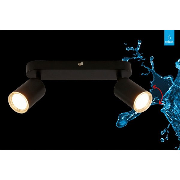 Briloner Leuchten LED Deckenspot NERIDA, ohne Leuchtmittel, 27x8,5 cm, Wohnzimmer, Schlafzimmer, Badezimmer, Büro