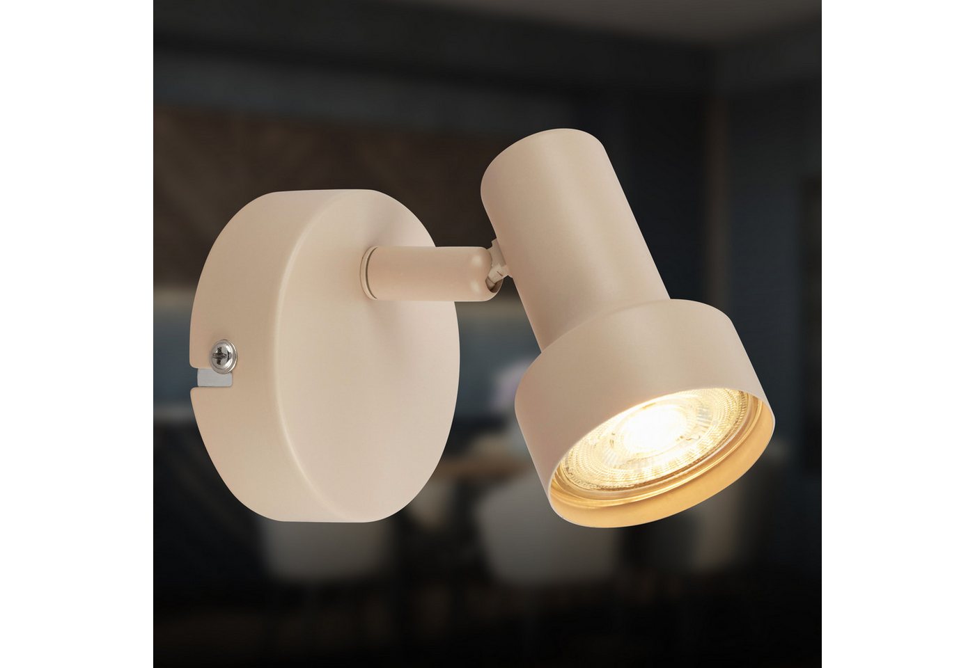 Briloner Leuchten LED Deckenspot TAPP, ohne Leuchtmittel, 8x10,5 cm, Wohnzimmer, Schlafzimmer, Flur, Büro – Bild 2 von 5