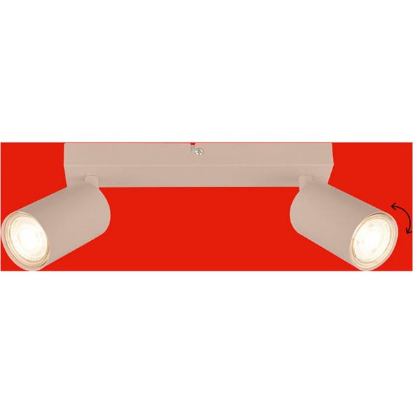 Briloner Leuchten LED Deckenspot TIB, ohne Leuchtmittel, 25,5x8,5 cm, Wohnzimmer, Schlafzimmer, Flur, Büro