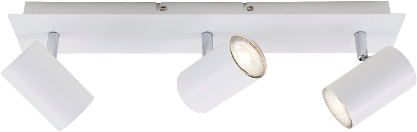 Briloner Leuchten LED Deckenspots 2857035 Run, ohne Leuchtmittel, Warmweiß, Deckenlampe, 45x8x12,3cm, max.40W, GU10, Wohnzimmer, Flur, Büro – Bild 4 von 5