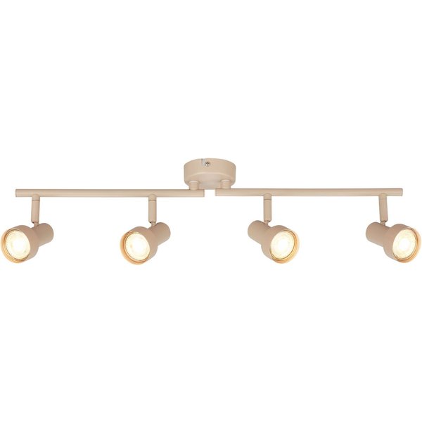 Briloner Leuchten LED Deckenspots TAPP, ohne Leuchtmittel, 60,5x13,5 cm, Wohnzimmer, Schlafzimmer, Flur, Büro