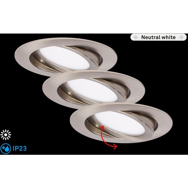 Briloner Leuchten LED Einbauleuchte FLAT IN