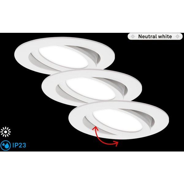 Briloner Leuchten LED Einbauleuchte FLAT IN