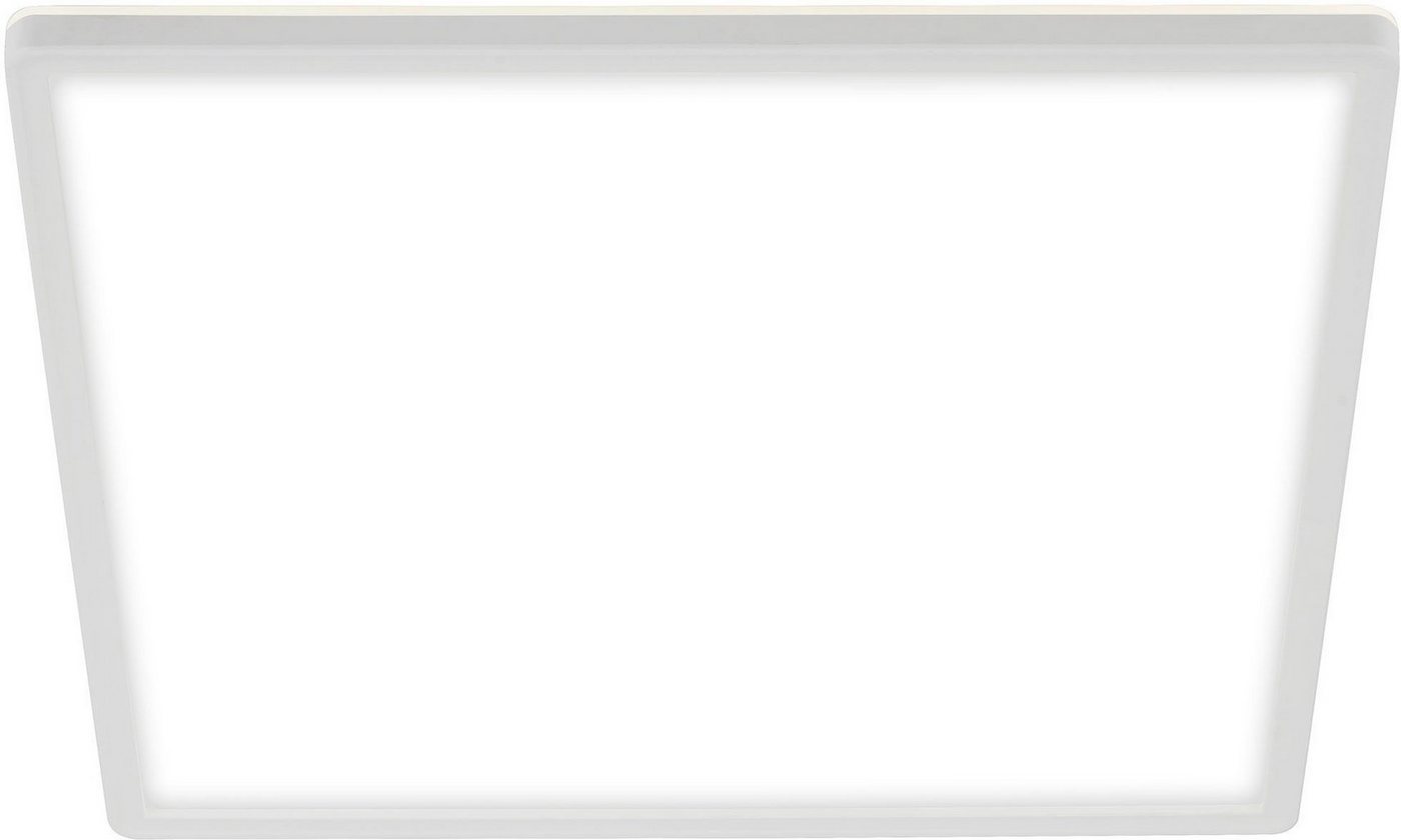 Briloner Leuchten LED Panel 7158416 SLIM, LED fest integriert, Neutralweiß, Deckenlampe, 42x42x2,9cm, Weiß, 22W, Wohnzimmer, Schlafzimmer, Küche – Bild 3 von 5