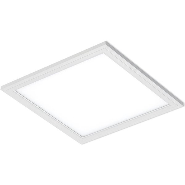 Briloner Leuchten LED Panel 7191016 SIMPLE, LED fest integriert, Deckenlampe, 29,5x29,5x5,5cm, 12W, Wohnzimmer, Schlafzimmer