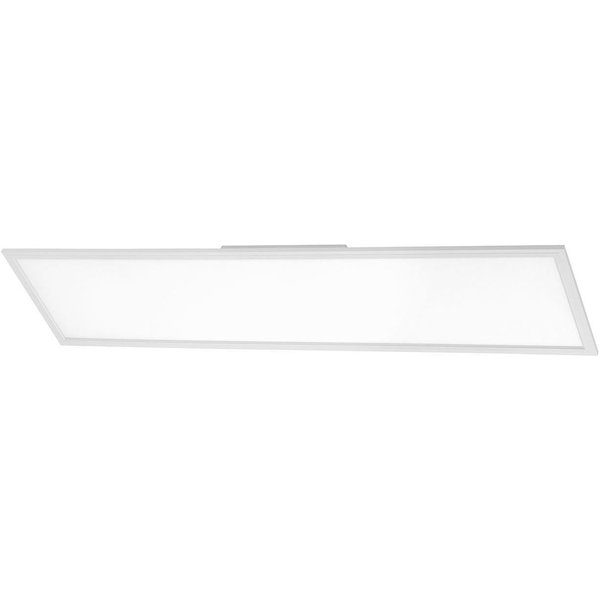 Briloner Leuchten LED Panel 7193016 Simple, LED fest integriert, Neutralweiß, Deckenlampe, 119,5x29,5x6cm, Weiß, 38W, Wohnzimmer, Schlafzimmer
