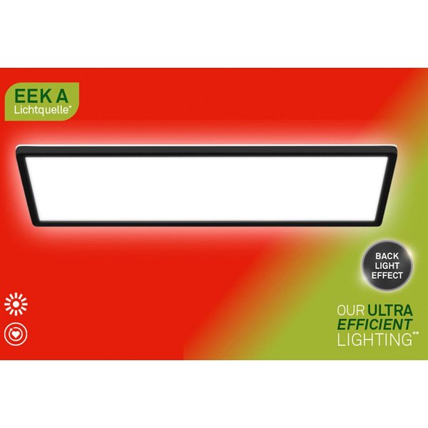 Briloner Leuchten LED Panel TAVA A, LED fest integriert, 58x20x3 cm, Wohnzimmer, Schlafzimmer, Büro