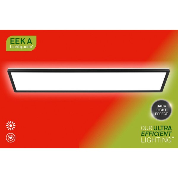 Briloner Leuchten LED Panel TAVA A, LED fest integriert, 98x20x3 cm, Wohnzimmer, Schlafzimmer, Büro