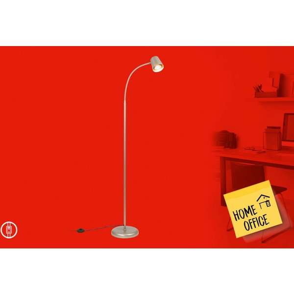 Briloner Leuchten LED Stehlampe SKRIVA, ohne Leuchtmittel, 42,5x127,5 cm, Büro, Wohnzimmer, Schlafzimmer