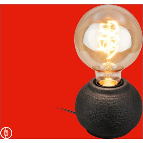 Briloner Leuchten LED Tischleuchte AMBA, ohne Leuchtmittel, 10x8 cm, Wohnzimmer, Schlafzimmer, Büro