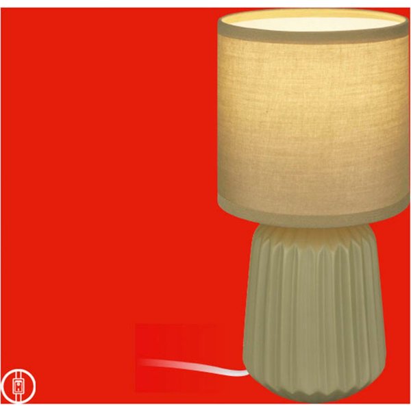 Briloner Leuchten LED Tischleuchte DORA, ohne Leuchtmittel, 13x27 cm, Schlafzimmer, Wohnzimmer, Flur