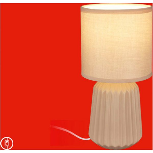 Briloner Leuchten LED Tischleuchte DORA, ohne Leuchtmittel, 13x27 cm, Schlafzimmer, Wohnzimmer, Flur