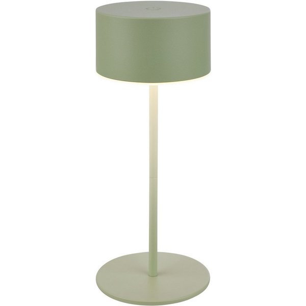 Briloner Leuchten LED Tischleuchte KIRA, LED wechselbar, Warmweiß, 8x19 cm, Akku tauschbar, Indoor/Outdoor, Wohnzimmer, Flur, Balkon