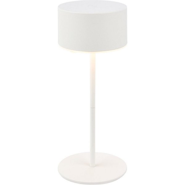 Briloner Leuchten LED Tischleuchte KIRA, LED wechselbar, Warmweiß, 8x19 cm, Akku tauschbar, Indoor/Outdoor, Wohnzimmer, Flur, Balkon