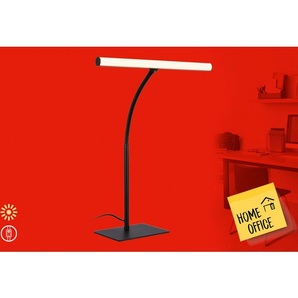 Briloner Leuchten LED Tischleuchte LECTRA, LED fest integriert, 32x47,5 cm, Büro, Kinderzimmer