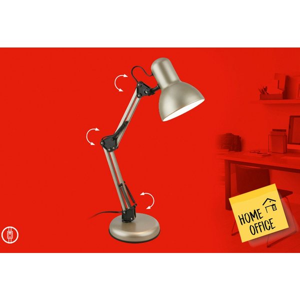 Briloner Leuchten LED Tischleuchte PIXA, ohne Leuchtmittel, 22,4x54,6 cm, Büro, Kinderzimmer