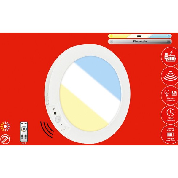 Briloner Leuchten LED Wandleuchte EDDA, LED fest integriert, 19x1,5 cm, Flur, Wohnzimmer