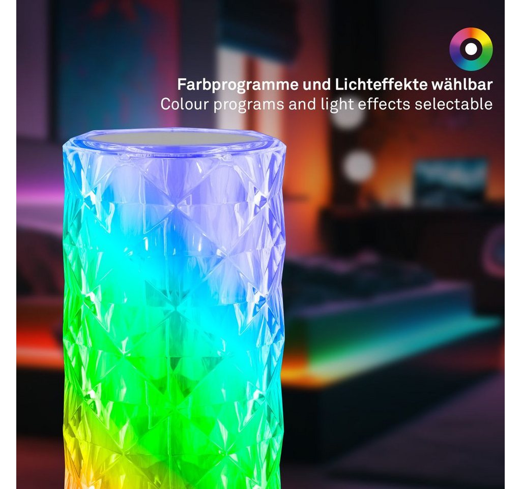 Briloner Leuchten Tischleuchte 7463010, Dimmfunktion, LED fest integriert, 2700K - Extra-Warmweiß – Bild 4 von 5