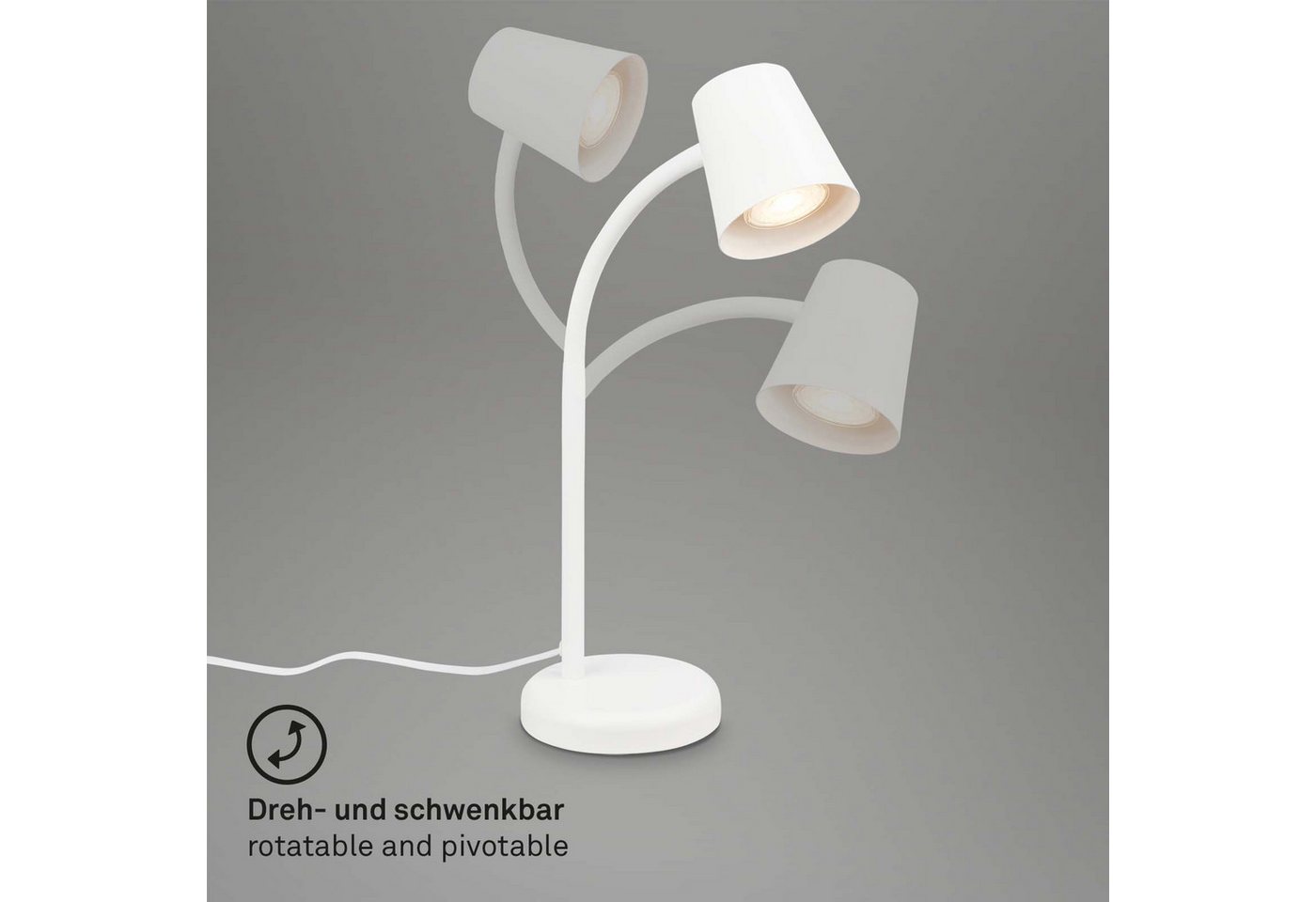 Briloner Leuchten Tischleuchte Tischleuchte SKRIVA – Bild 5 von 5