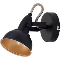 Wandleuchte schwarz