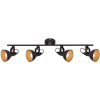 BRILONER Wand- Deckenleuchte Retrodesign, verschiedene Ausführungen (4er Spot)
