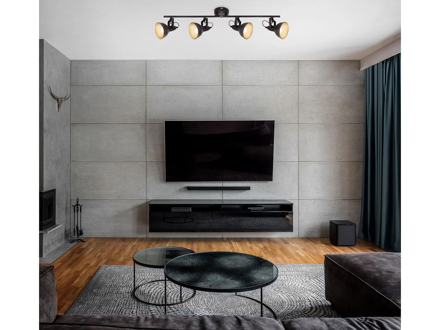 BRILONER Wand- Deckenleuchte Retrodesign, verschiedene Ausführungen (4er Spot) – Bild 2 von 4