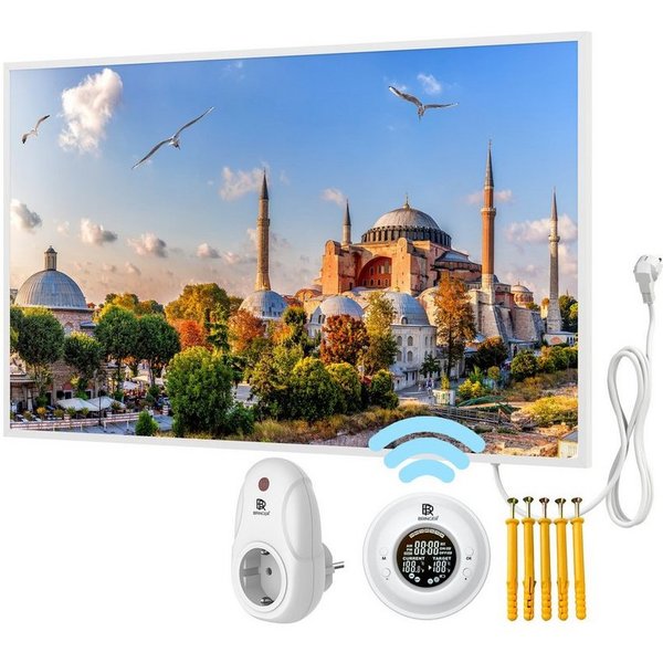 Bringer Infrarotheizung Bildheizung, Bild Infrarotheizung mit Rahmen, Motiv: Istanbul, Türkei