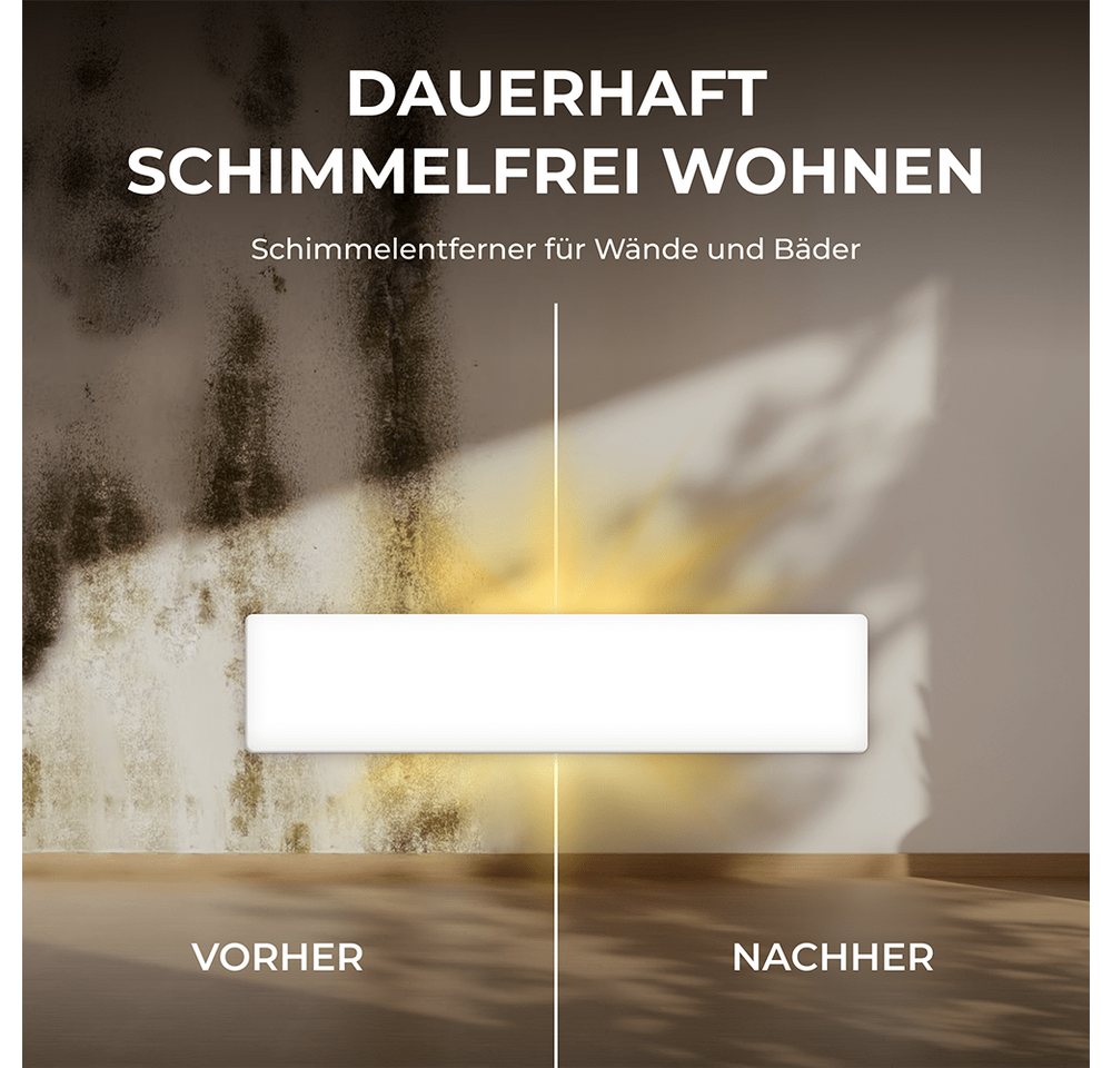 Bringer Infrarotheizung SchimmelSchreck, Schimmelentferner für Wand & Bad, Effektiv schimmelfrei ohne Chemie – Bild 2 von 5