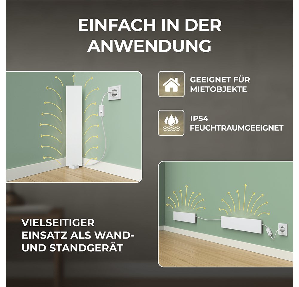Bringer Infrarotheizung SchimmelSchreck, Schimmelentferner für Wand & Bad, Effektiv schimmelfrei ohne Chemie – Bild 4 von 5