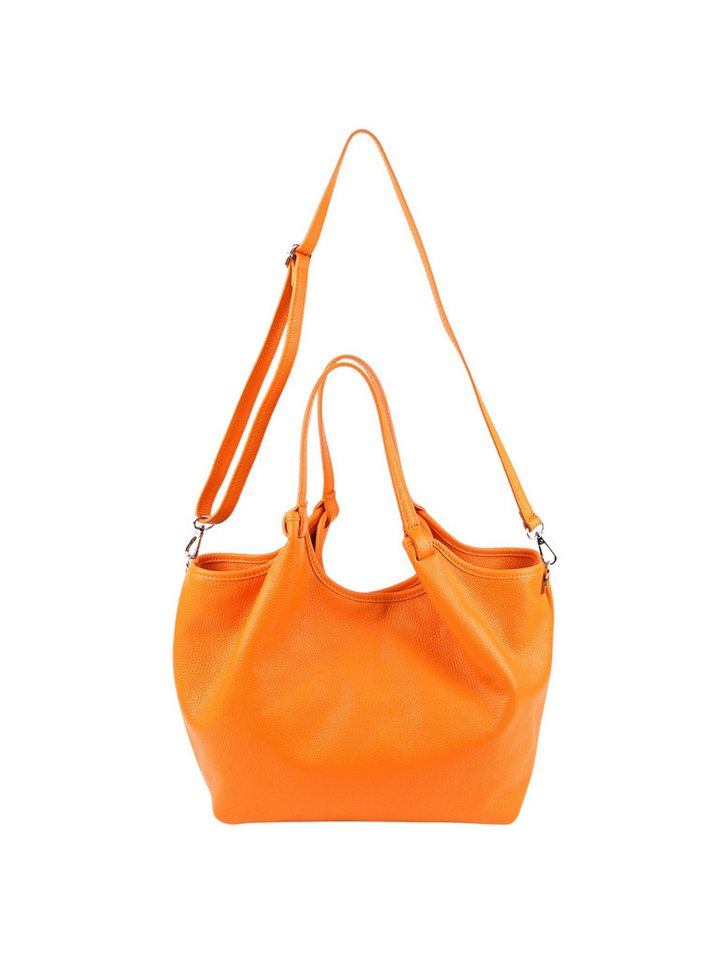 BRISE TASCHE Shopper Geräumiger Echtleder-Shopper mit Schulterriemen und 3 Fächern, Echtleder, Reißverschlussfächer, abnehmbarer Schulterriemen – Bild 5 von 5