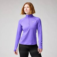 BROOKS Damen Rollkragen Dash 1/2 Zip 3.0, Größe XS in Silber