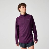BROOKS Herren Rollkragen Dash 1/4 Zip 3.0, Größe L in Schwarz