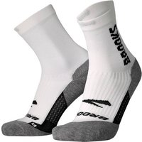 BROOKS Herren Socken Ghost Crew, Größe S in Weiß