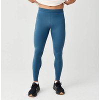BROOKS Herren Tights lang He/Uni Thermal Reflective Tight, Größe S in Blau