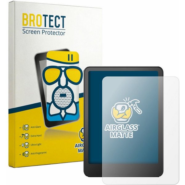 BROTECT Displayschutzglas Folie für Amazon Kindle Paperwhite 2024 Signature Edition (12. Gen), Schutzfolie Glas Panzer Display Schutz matt