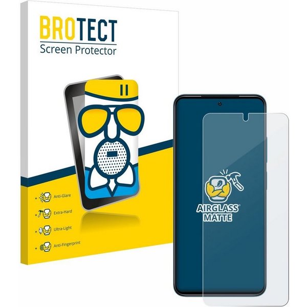 BROTECT Displayschutzglas Folie für Xiaomi Redmi Note 11, Schutzfolie Glas Panzer Display Schutz matt