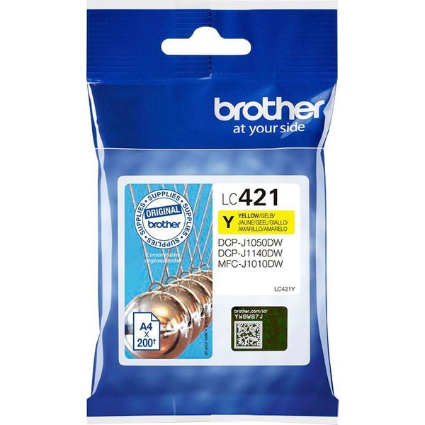Brother LC-421Y Tintenpatrone (1-tlg)