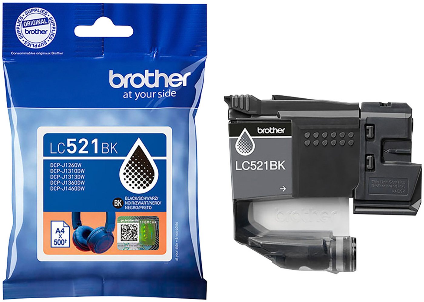 Brother LC521BK Tintenpatrone – Bild 4 von 5