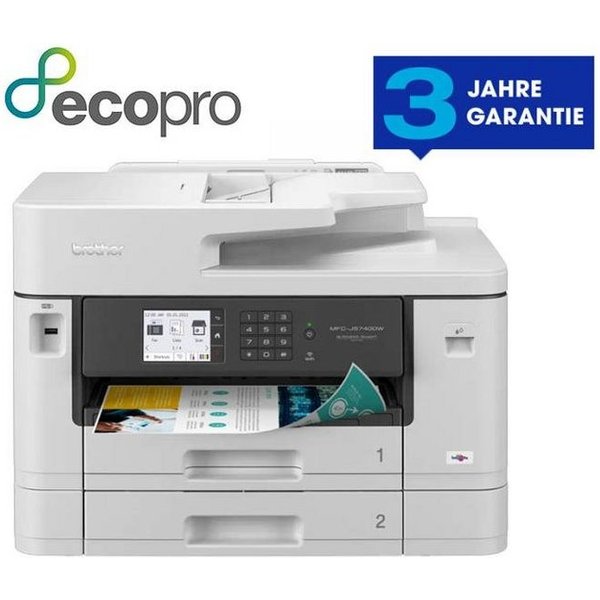 Brother MFC-J5740 DW Multifunktionsdrucker, (4-in-1, WLAN / LAN, A3)