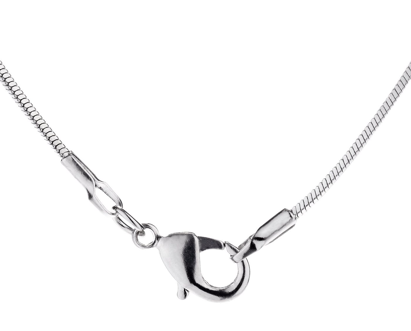BRUBAKER Perlenketten-Set Schutzengel-Wunschperle als Schutzamulett (4-tlg., Geschenkset mit Silberkette und Muschel), Halskette mit Körbchen-Anhänger und echte – Bild 4 von 5