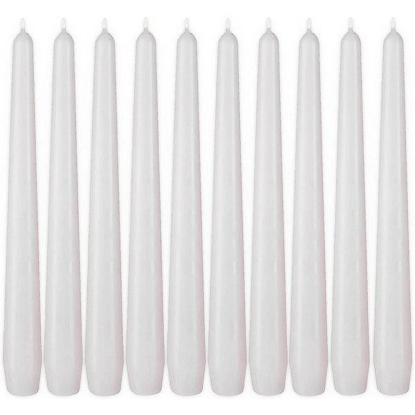 BRUBAKER Spitzkerze Premium Kerzen Set - bis zu 7,5 Stunden Brenndauer pro Kerze (Leuchterkerzen, 20-tlg., Halterkerzen Deko), 24 cm Tafelkerzen für Kerzenständ