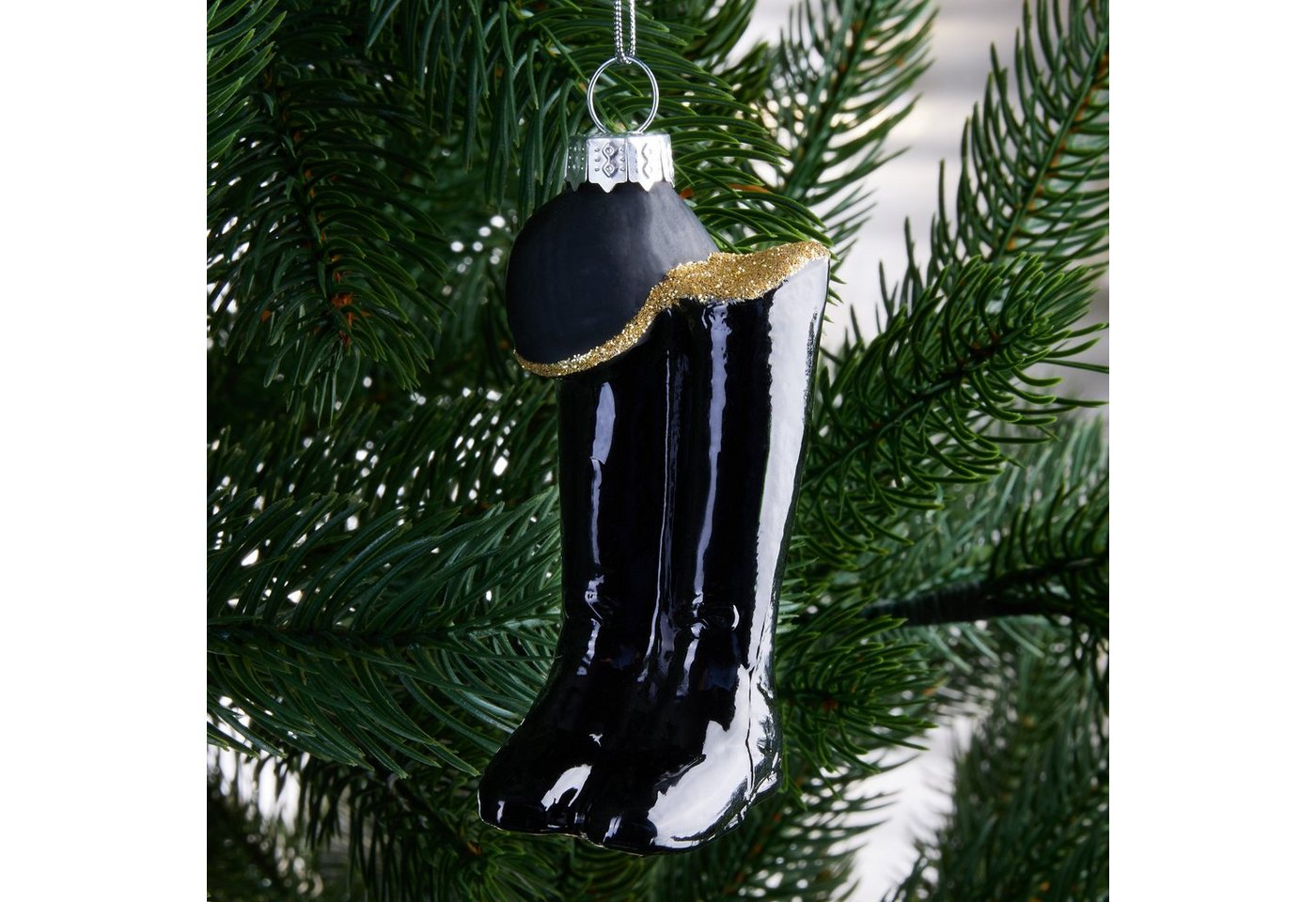 BRUBAKER Weihnachtsbaumkugel Lustige Weihnachtskugel aus Glas - Handbemalt und Mundgeblasen Figuren (1 St), Christbaumschmuck Weihnachtsdeko Anhänger - Deko – Bild 3 von 5